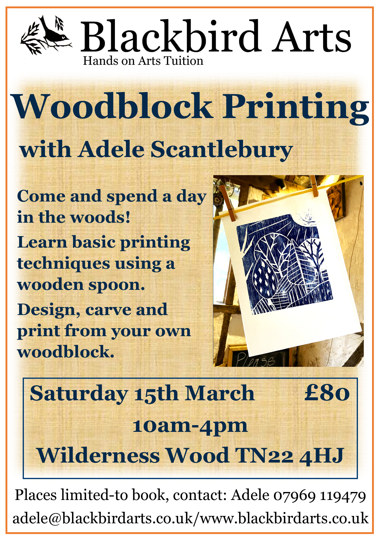 Woodblock Printing Workshop 15/3/25